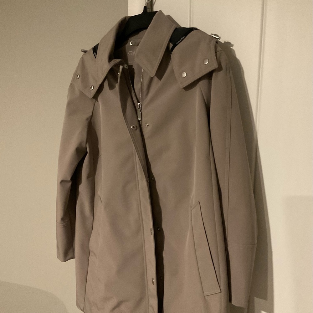 Calvin Klein Taupe Women's Trench Coat